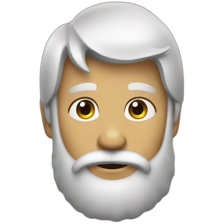 hipi calvo barbudo emoji