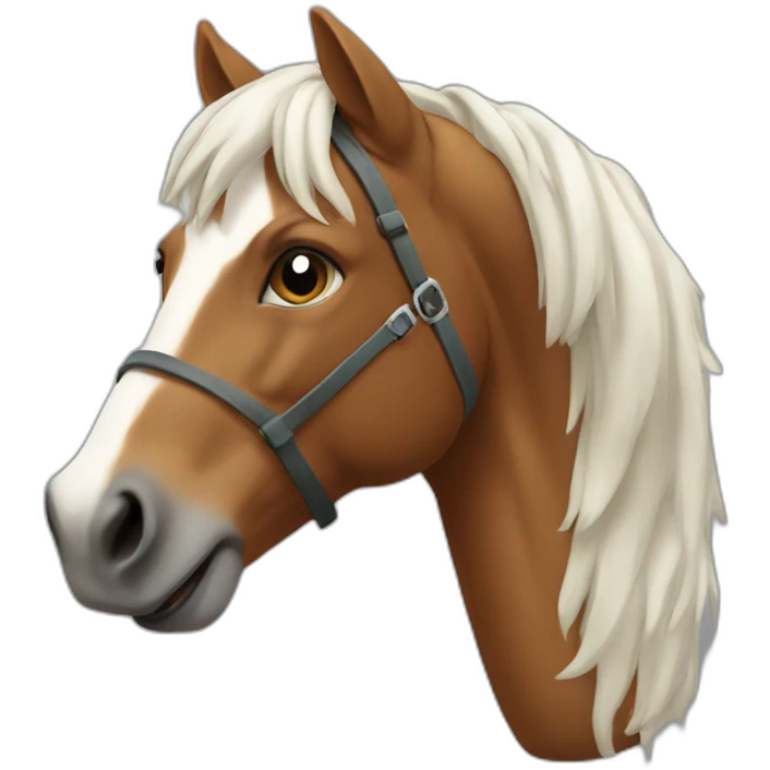 cheval qui saute emoji