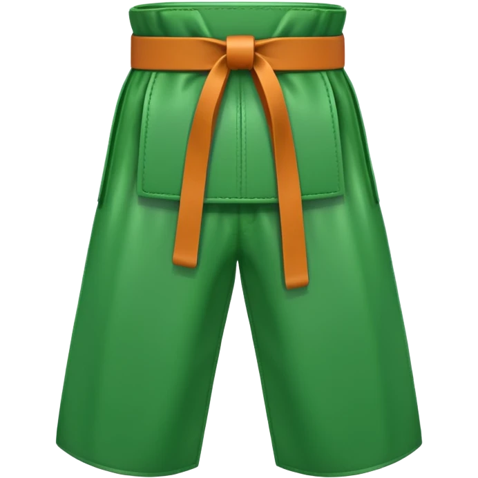 Green karate belt emoji