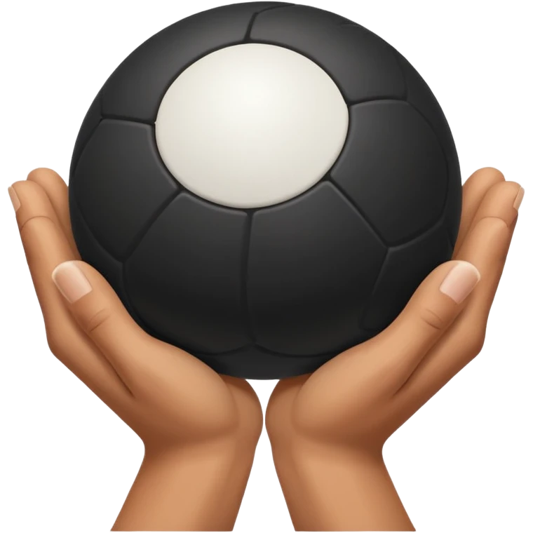 Two hands holding  emoji