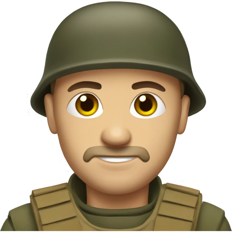 Bosnian soilder emoji