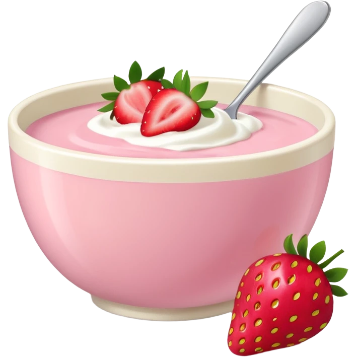 Erdbeer-Joghurt emoji