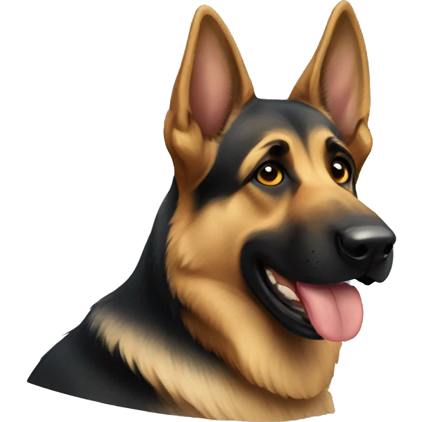German Shepard  emoji