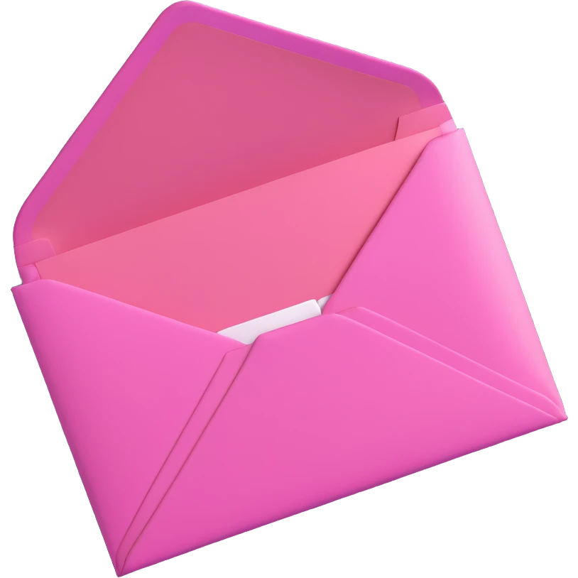 pink envelope emoji