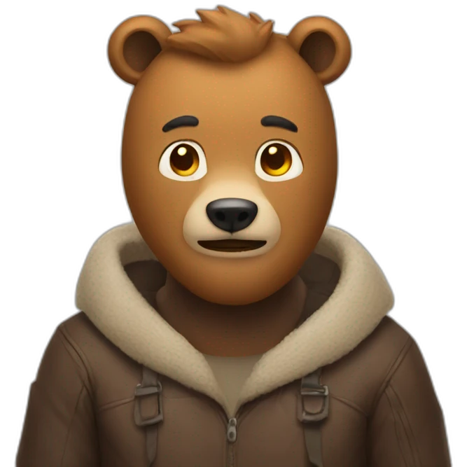 bear man emoji