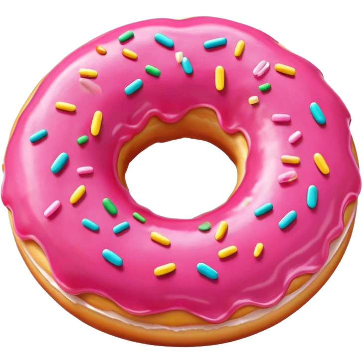 Give me a pink donut emoji  emoji