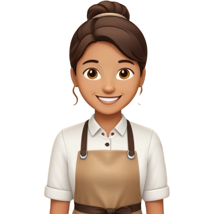 barista with apron emoji