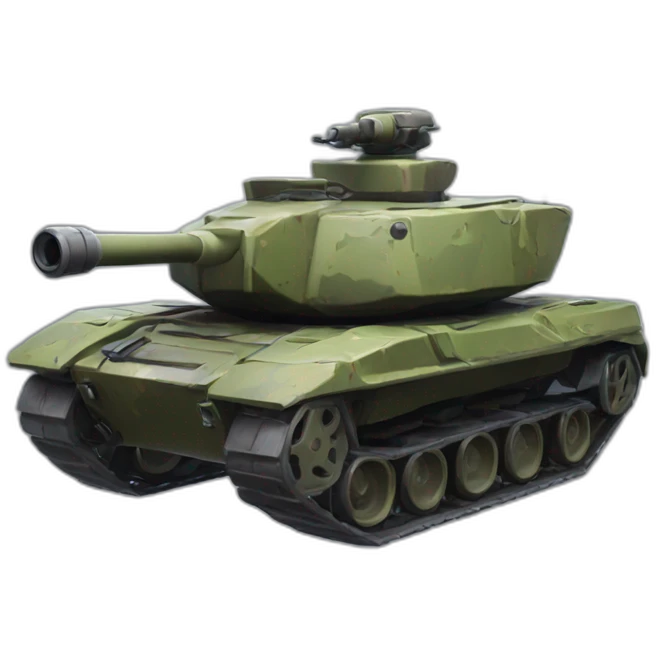 Fortnite default skin in a tank emoji