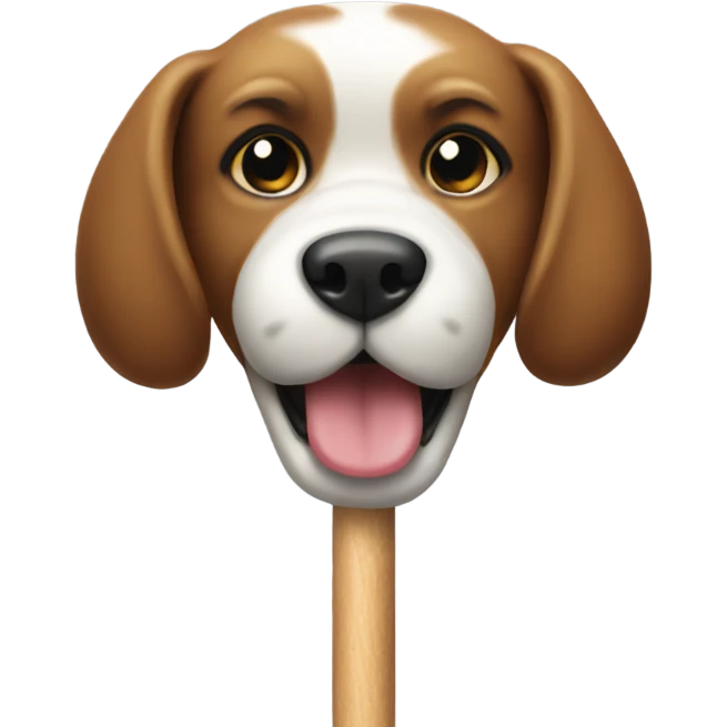 dog on stick emoji