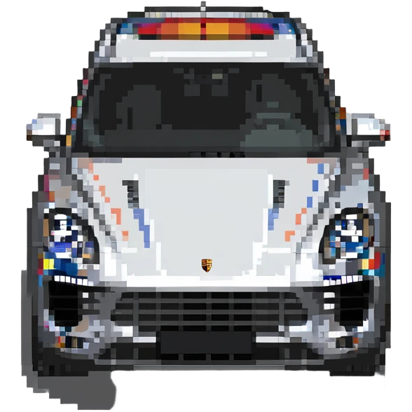 Porsche Macan car front view emoji