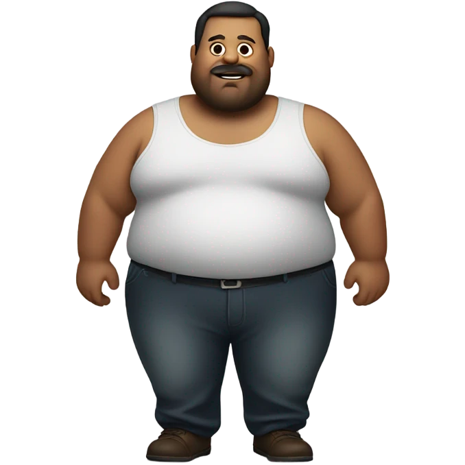 Big fat man emoji