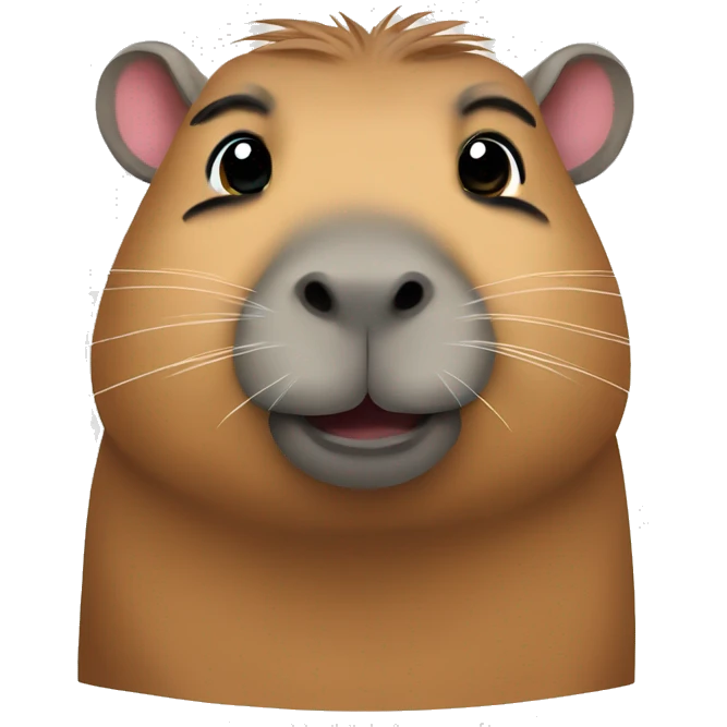 cute capybara emoji