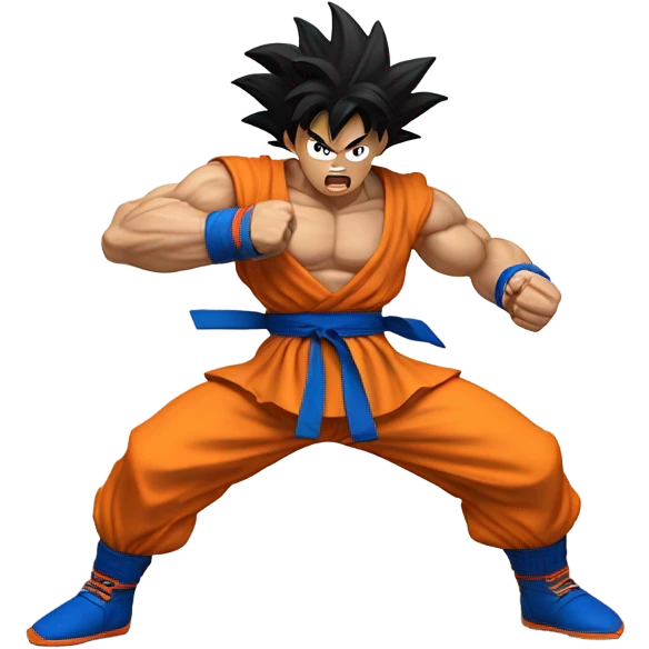 Goku from dragon ball emoji