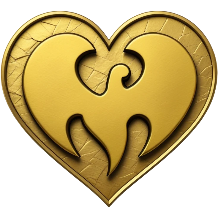 Wu-Tang Clan symbol combined with a heart emoji