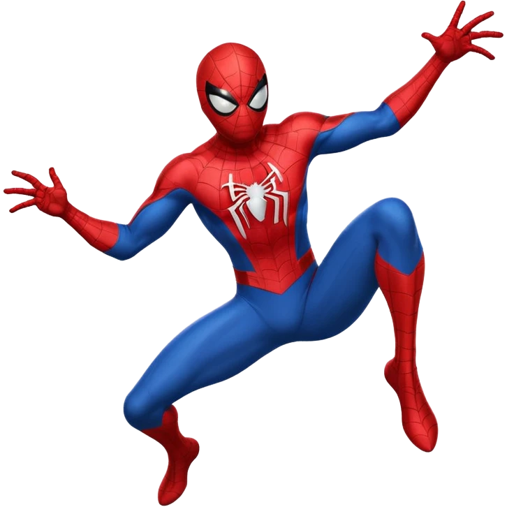 Superhero spider-man cartoon  emoji