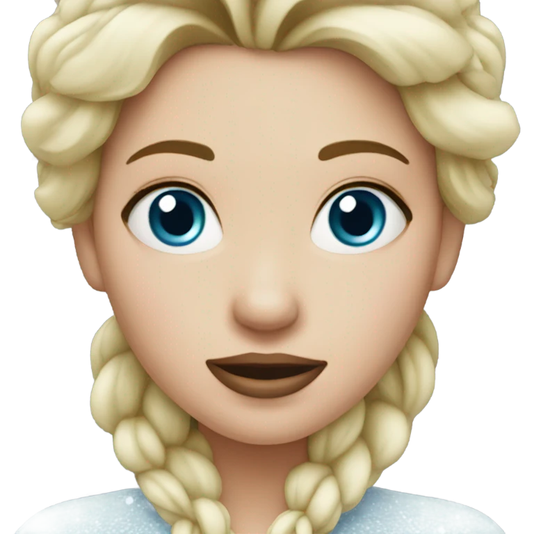 Frozen Model Woman emoji