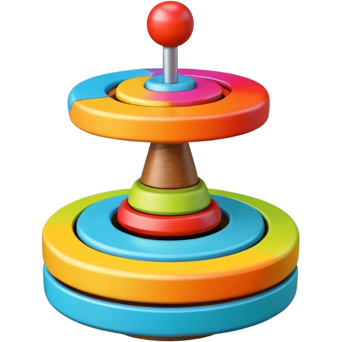 Trompo de juguete emoji