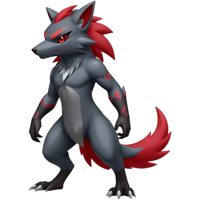 Shiny Zoroark (full body) emoji