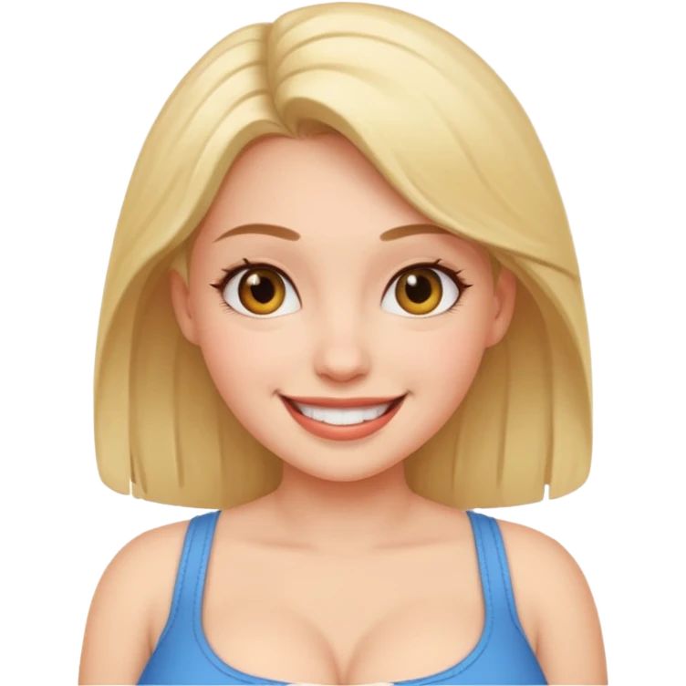 Girl with big boobs  emoji