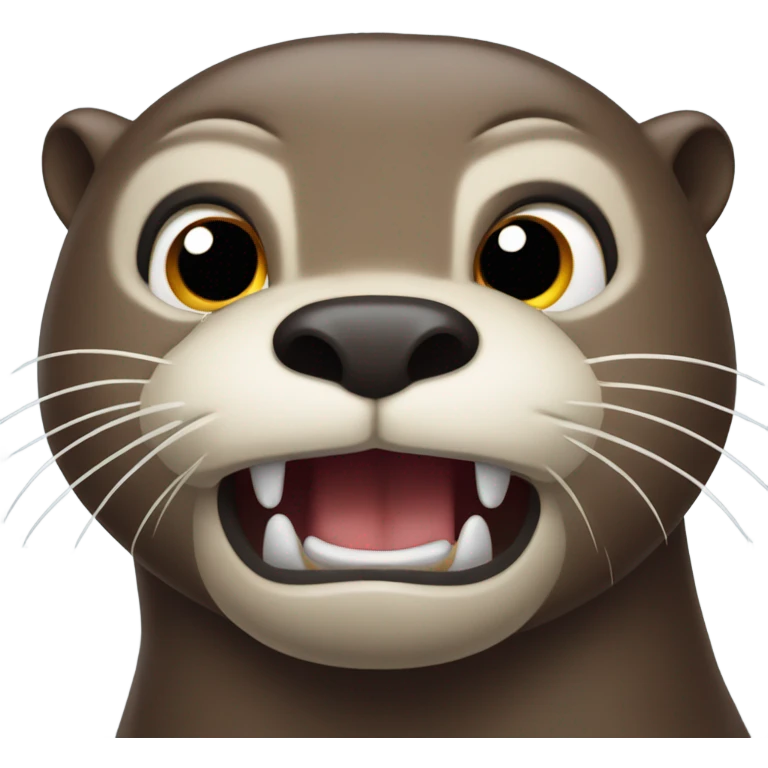 Angry otter  emoji