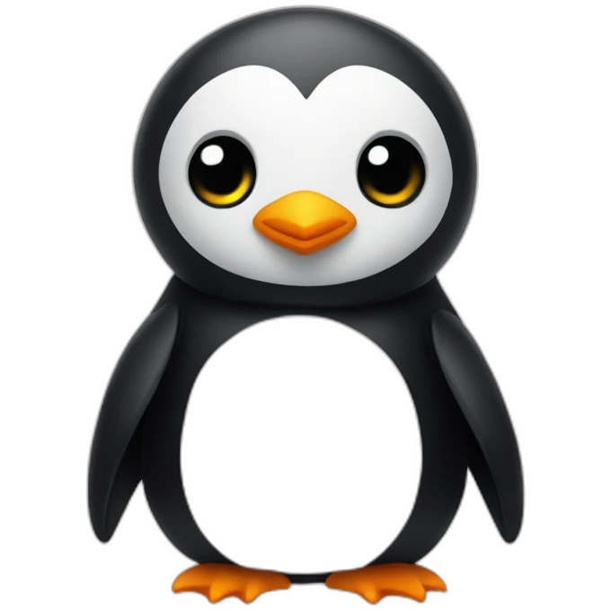 Gothic penguin emoji