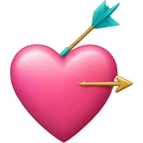 Heart with arrow through it emoji