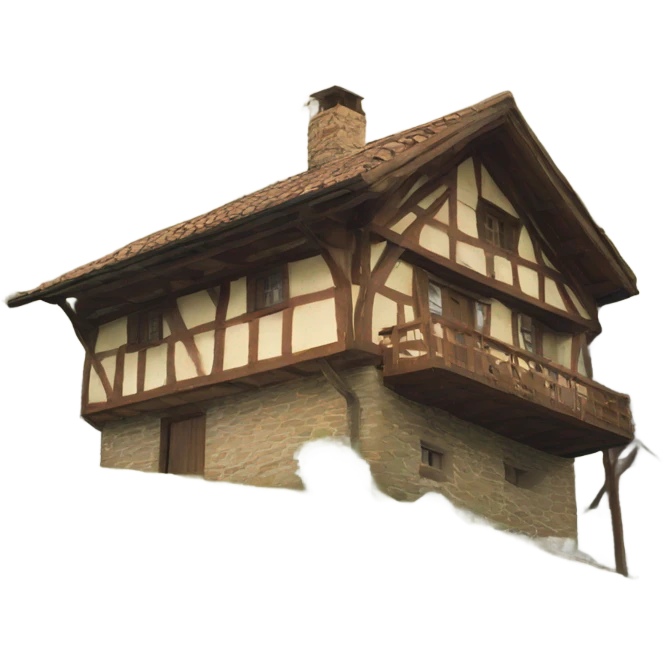 a home in the mountain Basque co emoji
