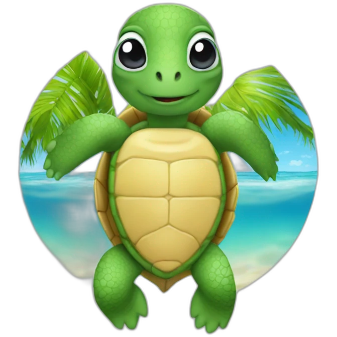 turtle in bikini emoji