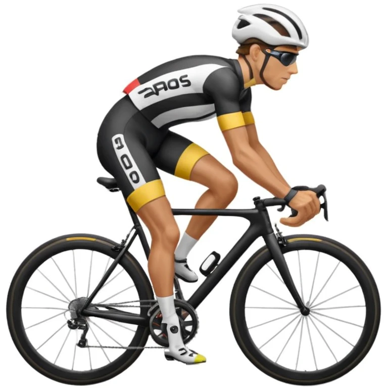 A pro cycling very fast emoji