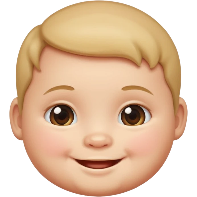 A baby  emoji