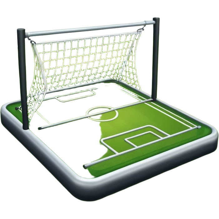 sports ground on a transparent background, bars and sports simulator emoji