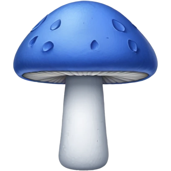 blue mushroom emoji
