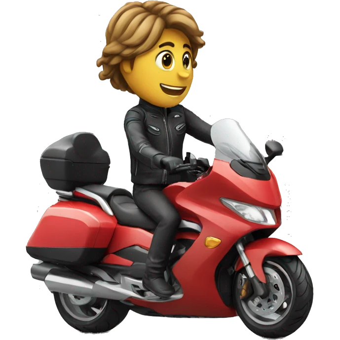 coeur sur un moto emoji
