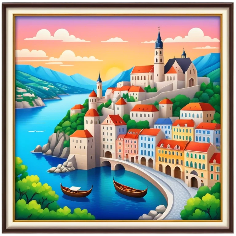 European Travel coffee table book  emoji