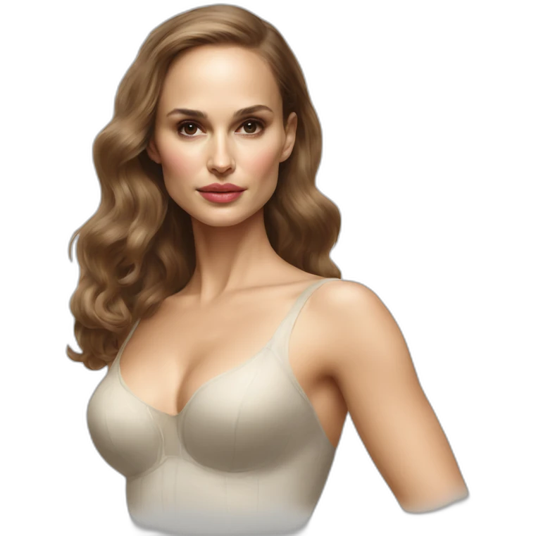 sexy natalie portman posing anatomy art class emoji