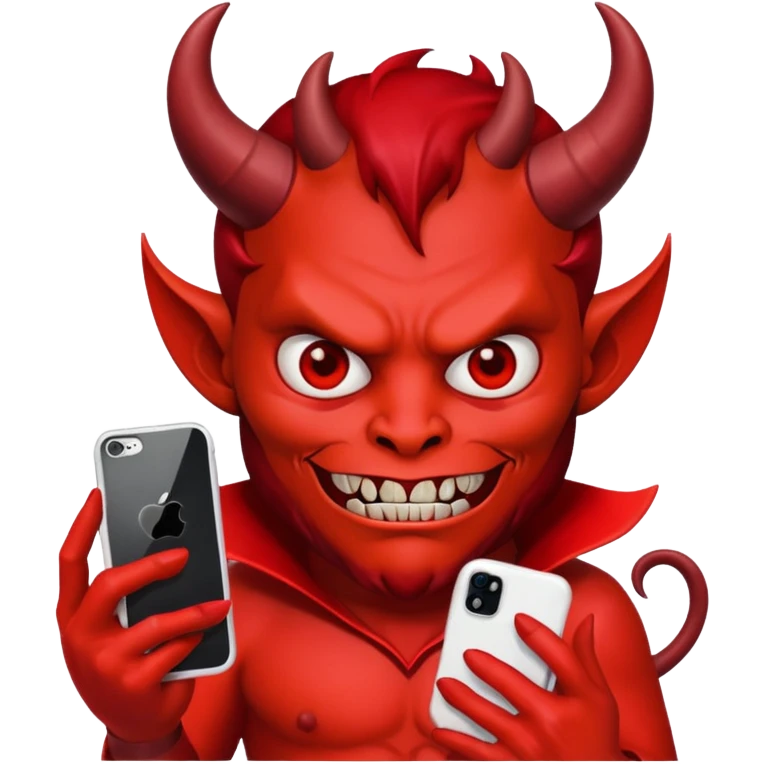 Diablito de iphone emoji
