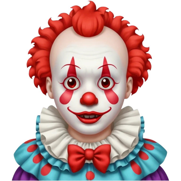 sick clown emoji