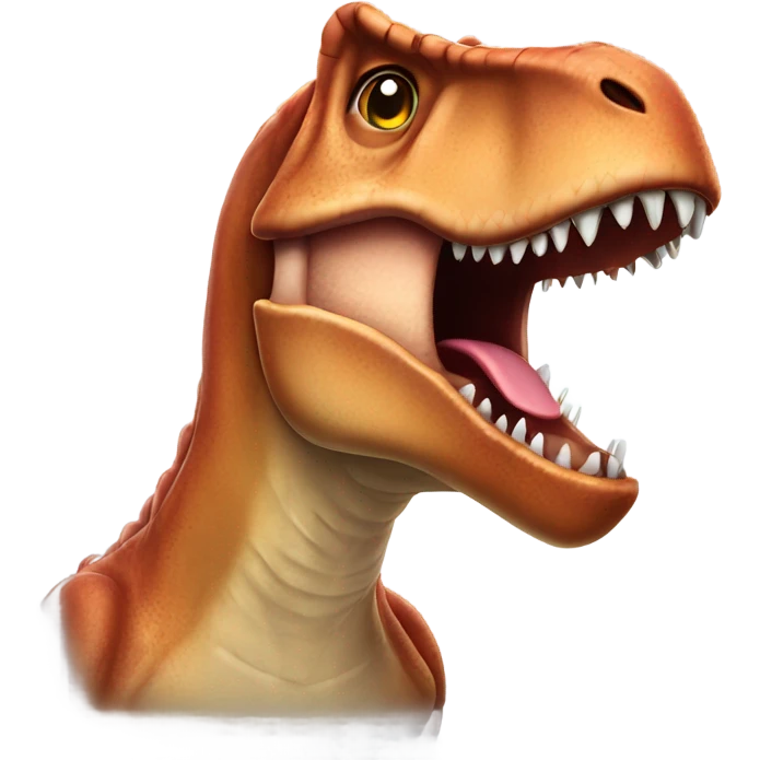 T-Rex in loves emoji