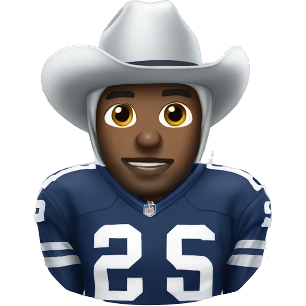 Freezing Dallas cowboy emoji
