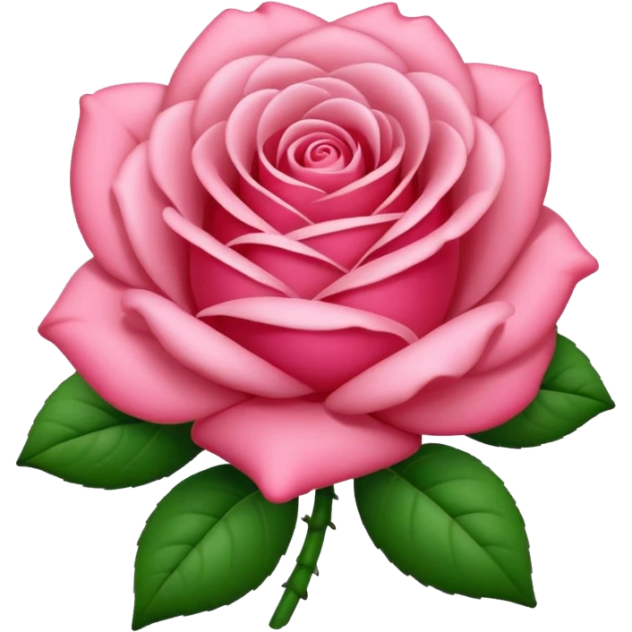 Eine Pfingstrose in rosa emoji
