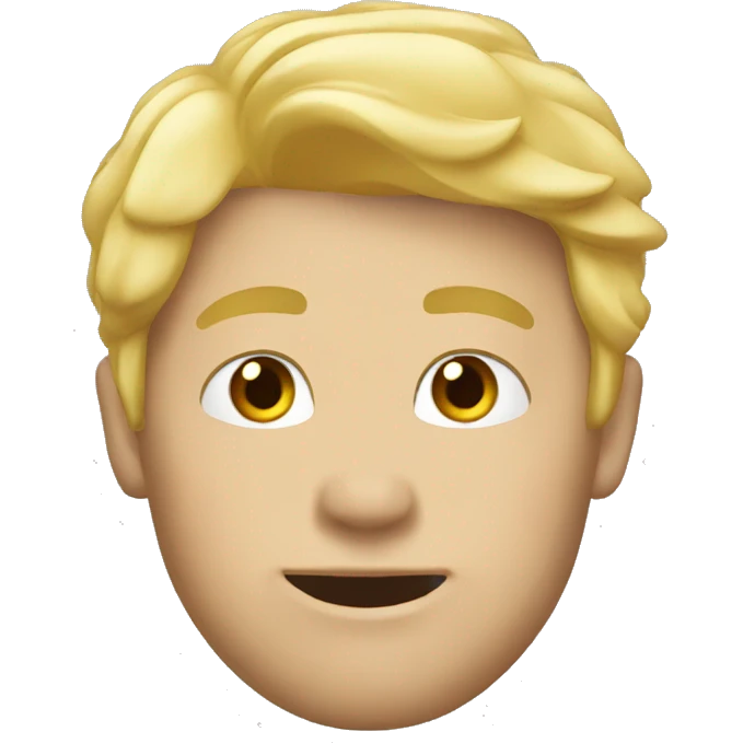 Make him blond emoji