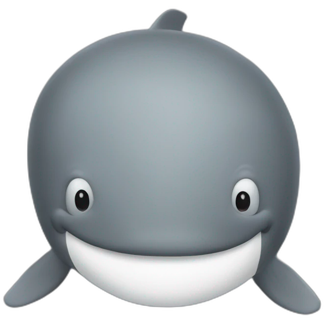 Baleine kawai emoji