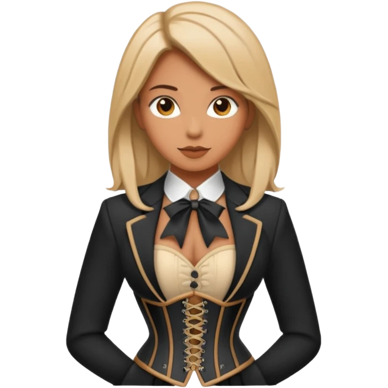 mixture of corset and blazer emoji