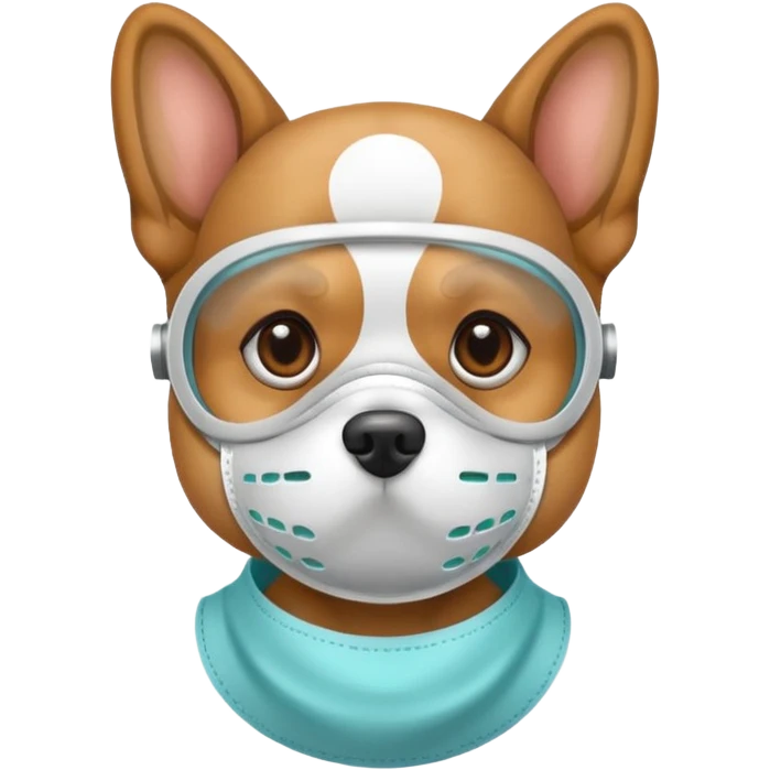 dog Wearing Medical Mask emoji