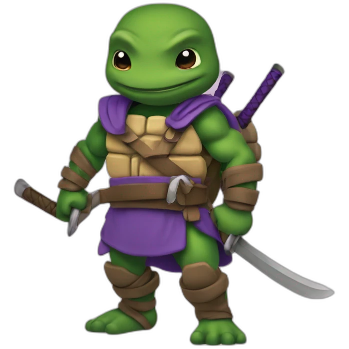 Tortule ninja Donatello emoji