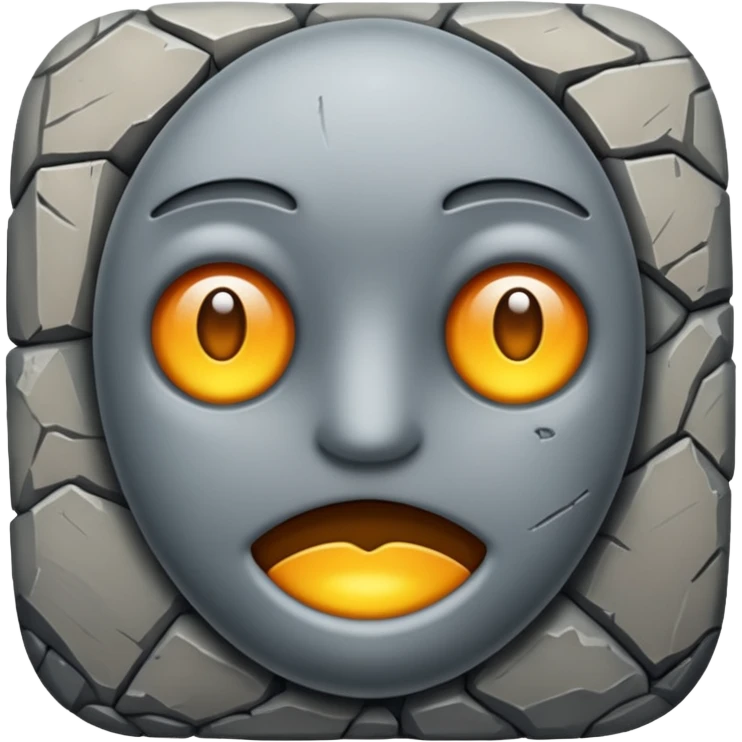 one stone emoji