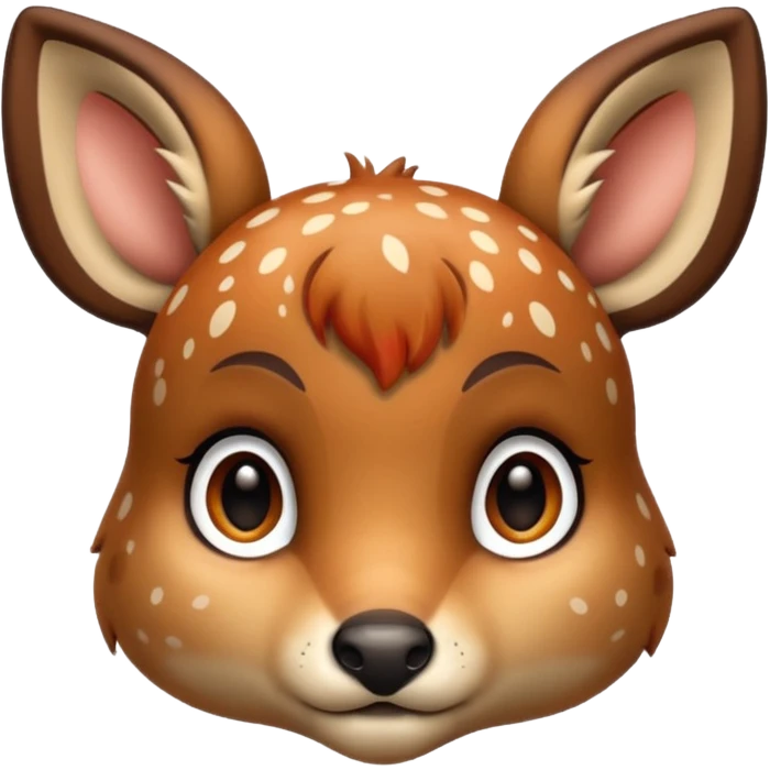 Make a fawn(roe animal) emoji