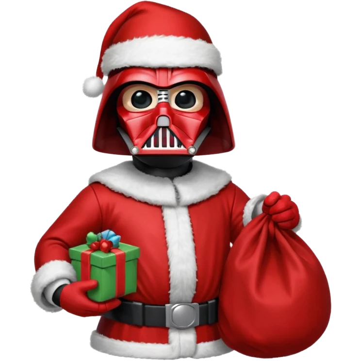 darth vader santa emoji
