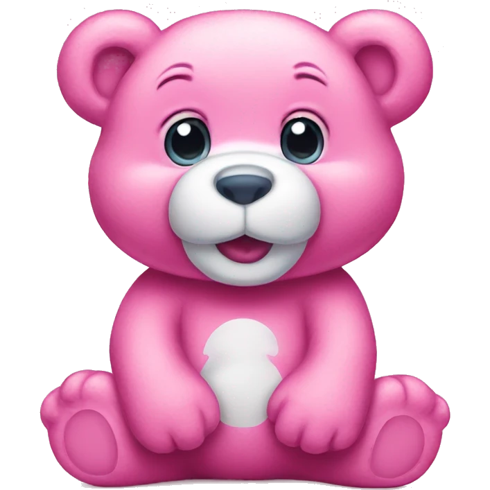 Pink carebear  emoji