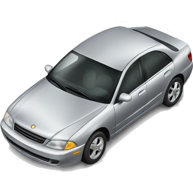 Silver car emoji